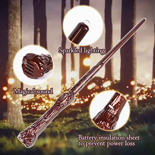 Brown Black Light Up Magic Wand Toy B9666