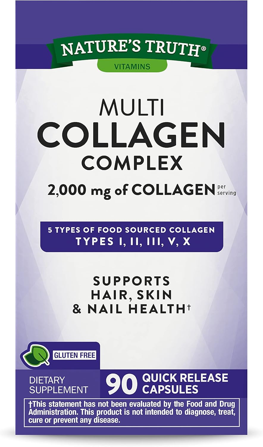 90 Count Multi Collagen Protein Capsules R7657