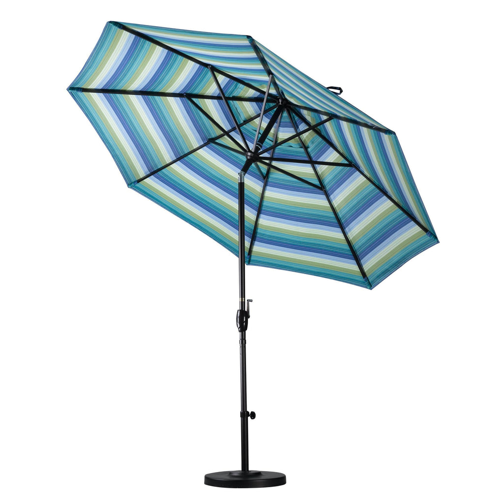 9-Foot Black Aluminum Market Umbrella K87064