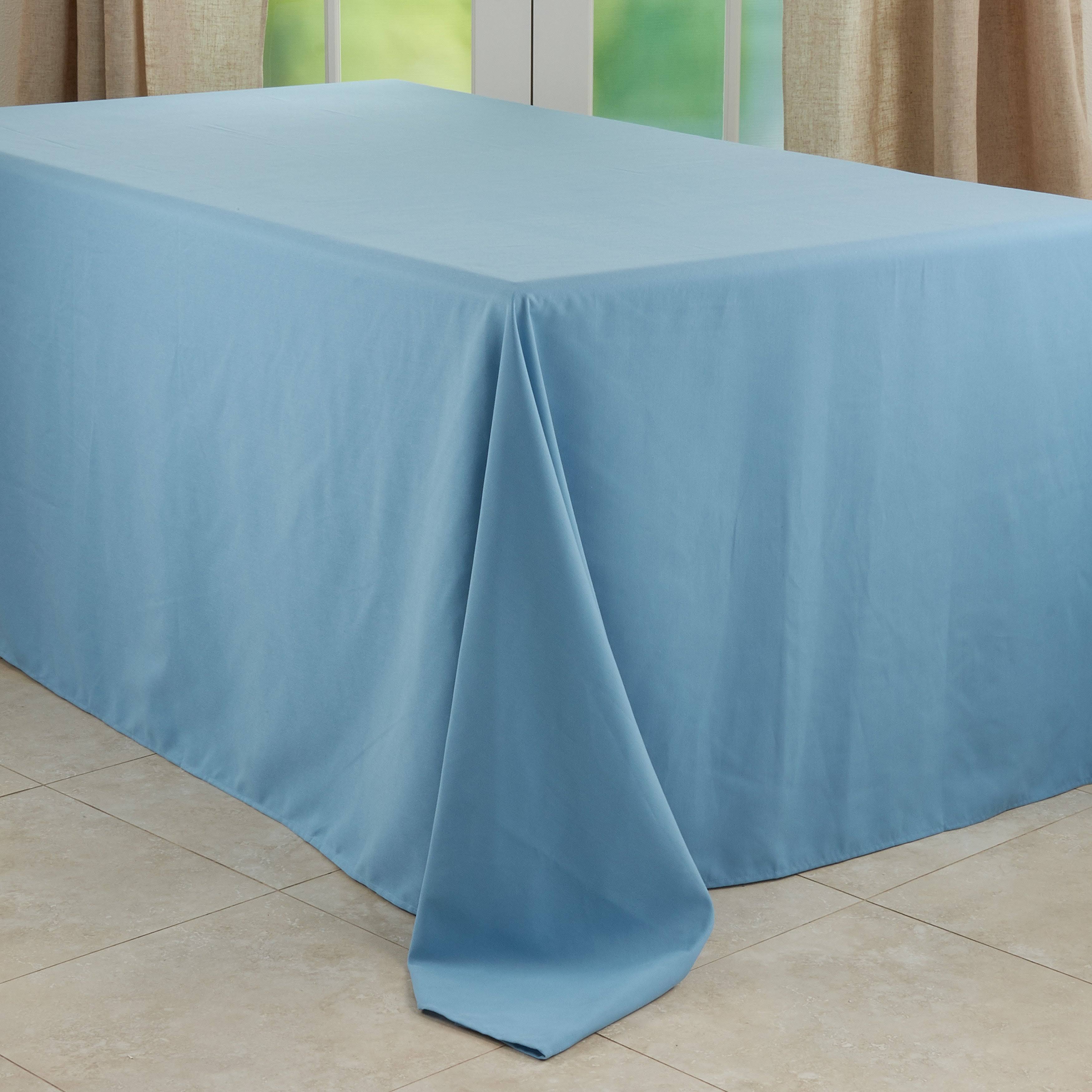Aqua Oblong Tablecloth T9112