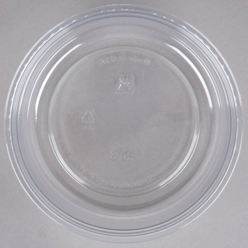 8 oz Clear Pet Plastic Round Deli Container B85750