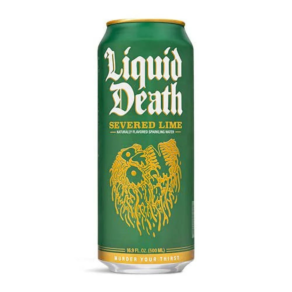 Sparkling Water Severed Lime, 16.9 Fl Oz, 16 Cans G941715