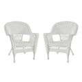 White Wicker Chair - Set of 2 A9094