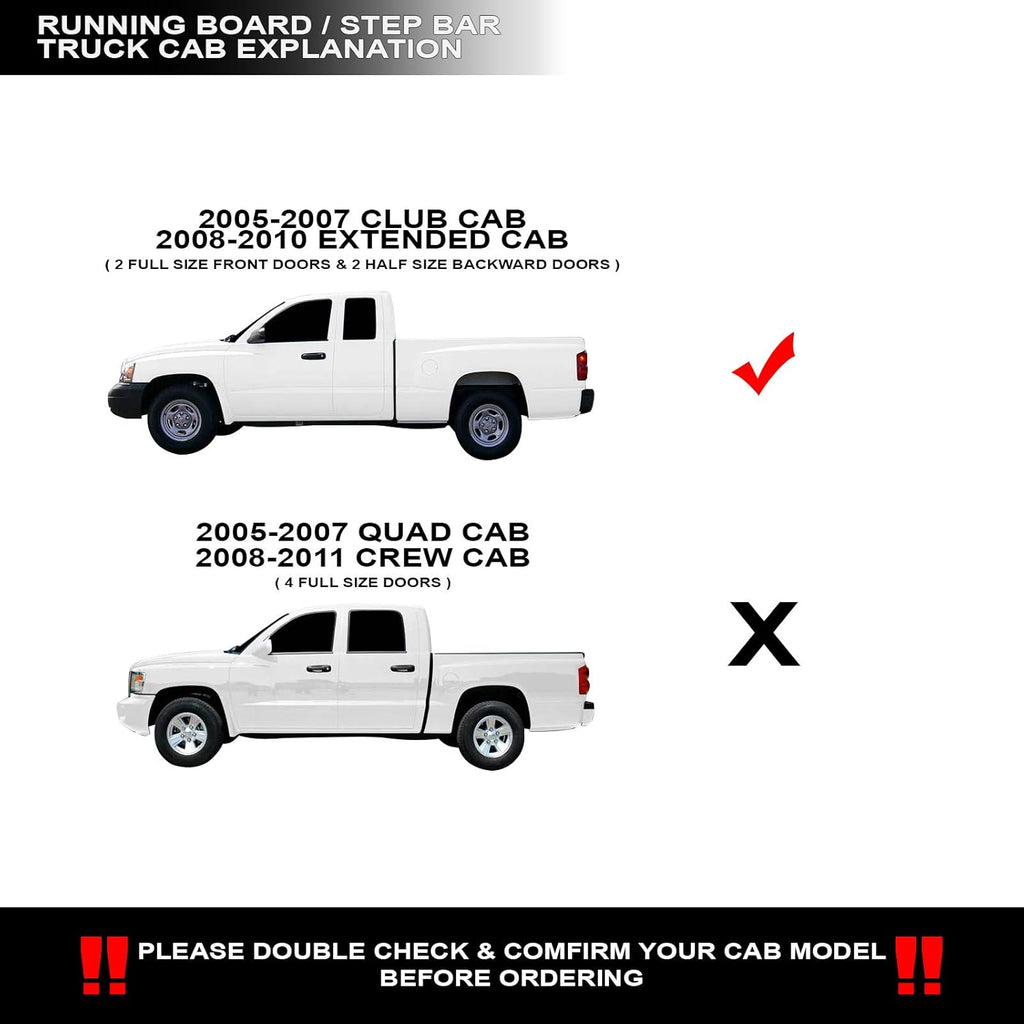 4 Oval Side Step Nerf Bars Matte Black W253