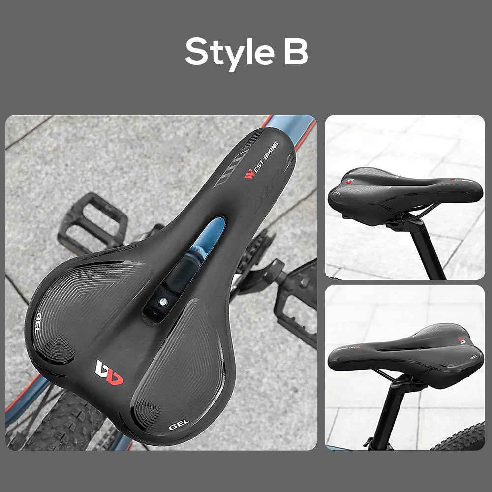 Bike Seat Cushion Padded Saddle H7314