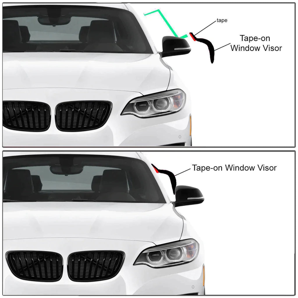 Acrylic Window Visor Sun Rain Deflector Guard N136091
