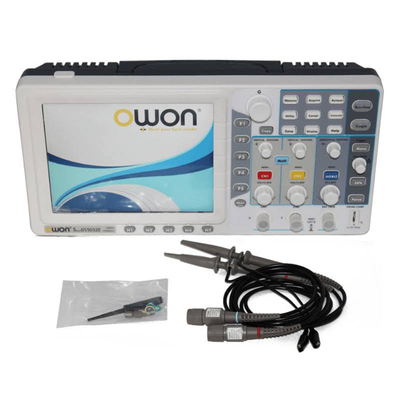50MHz 2CH Digital Oscilloscope with VGA F501