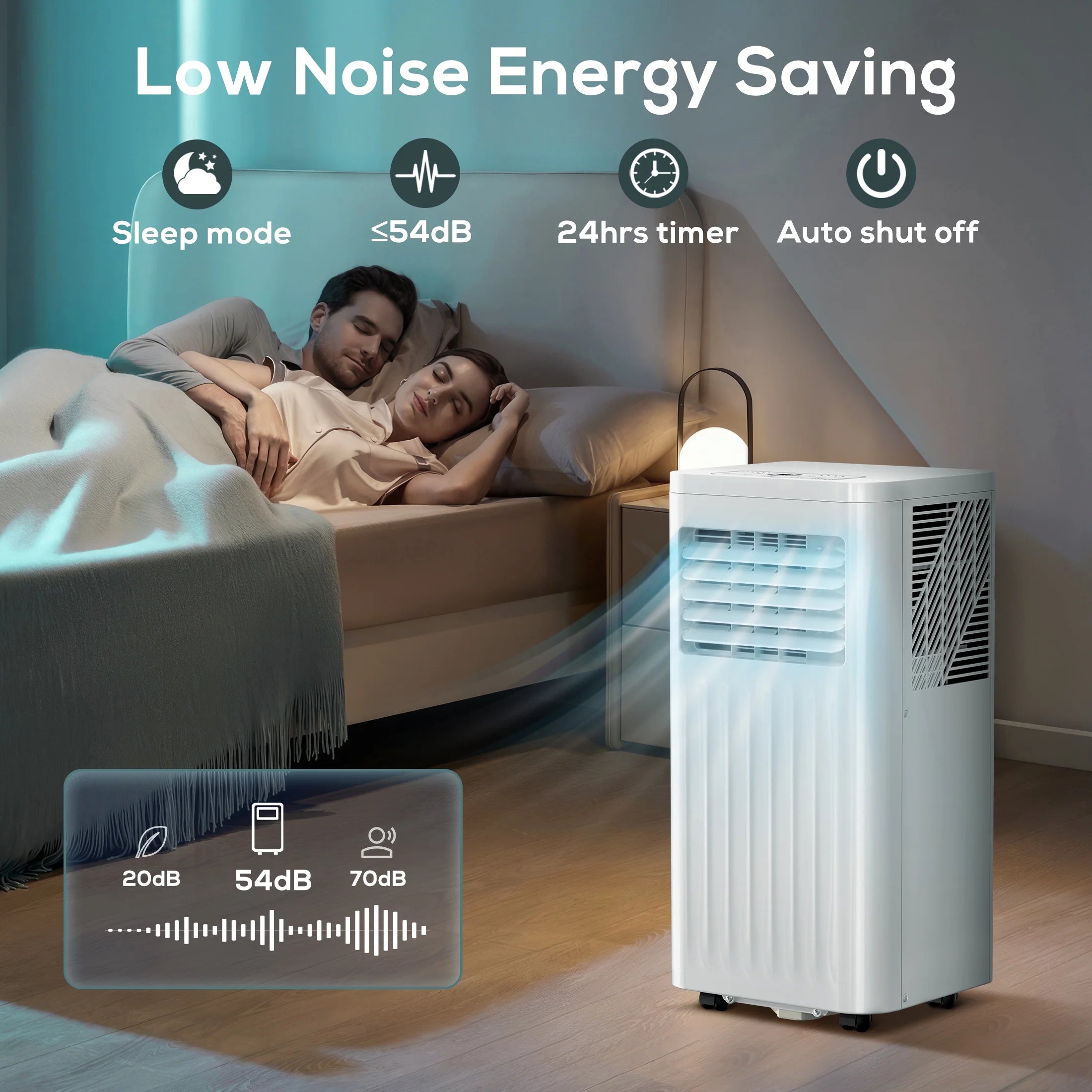 6,000BTU Portable Air Conditioner with Remote Control T887471
