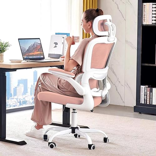 Ergonomic Mesh High Back Office Chair with Wheels (Black) L261042