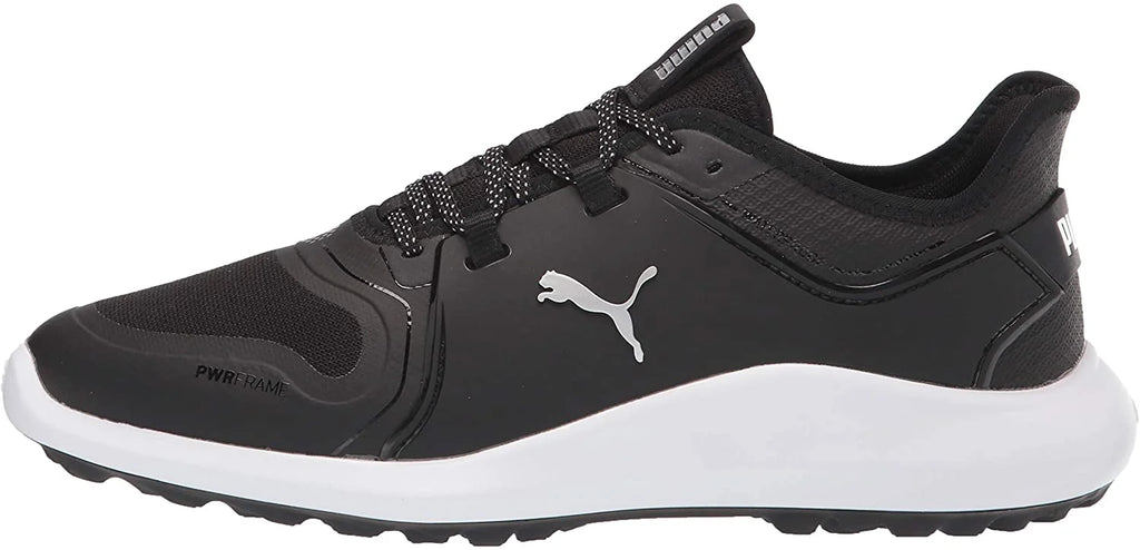 Puma Black Silver White Golf Shoe E59903