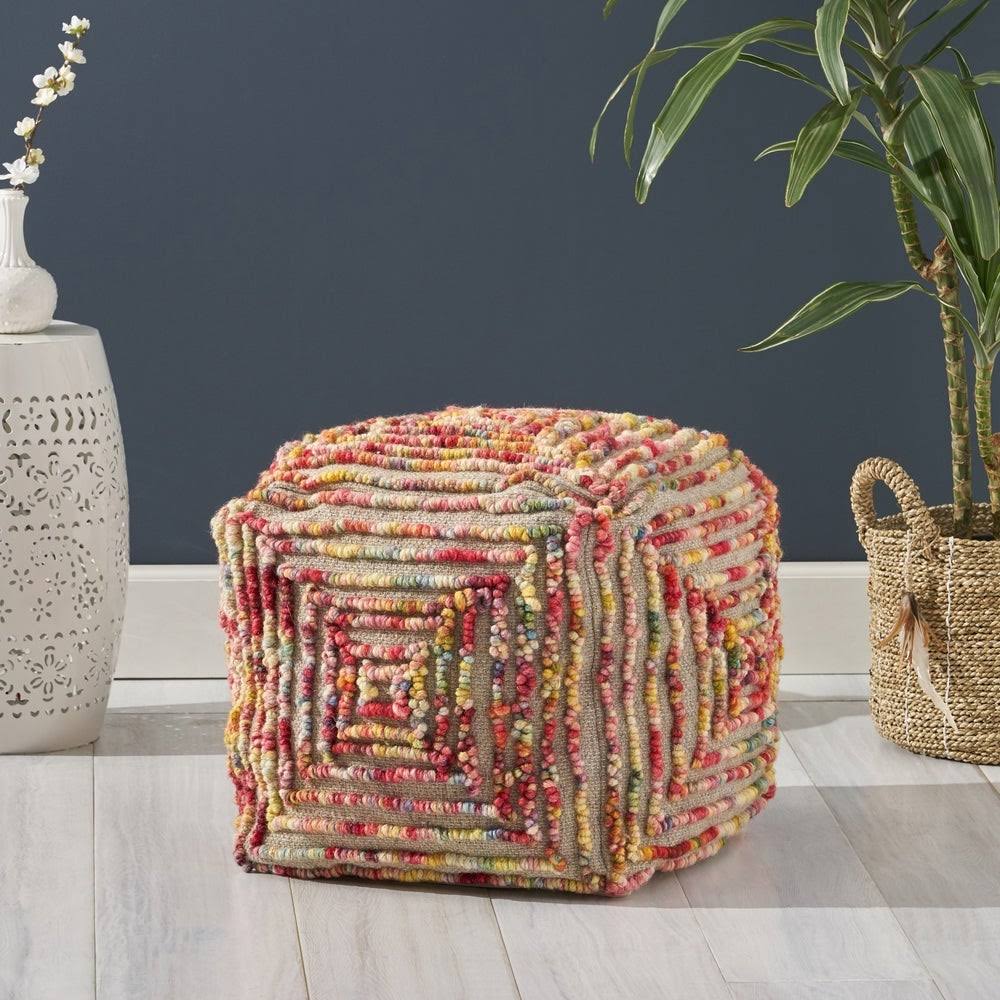 Boho Large Ottoman Pouf S3329
