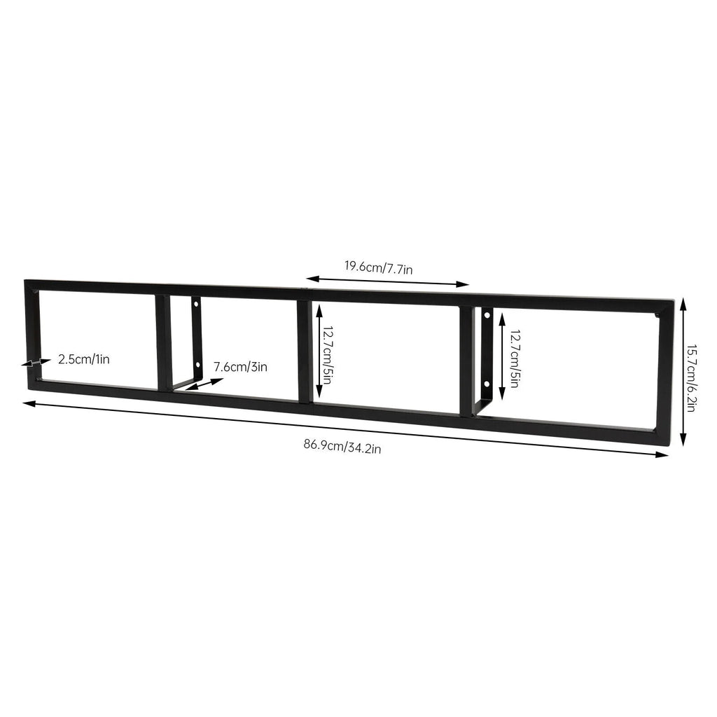 Wall Mount Video Game Storage Shelf CD DVD Media Organizer Rack Holder 34inch O2581
