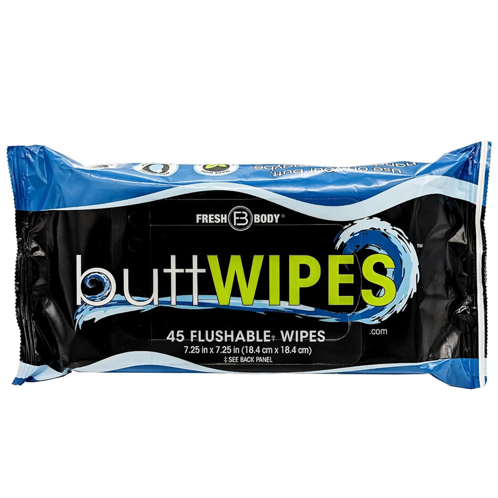 Flushable Wipes (1 Pack, 45 wipes) F825