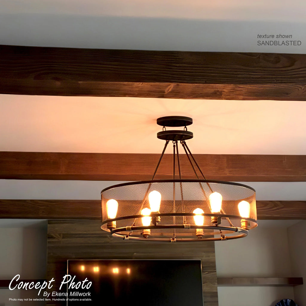 12"W x 10"H x 16'L Faux Wood Ceiling Beam F75900