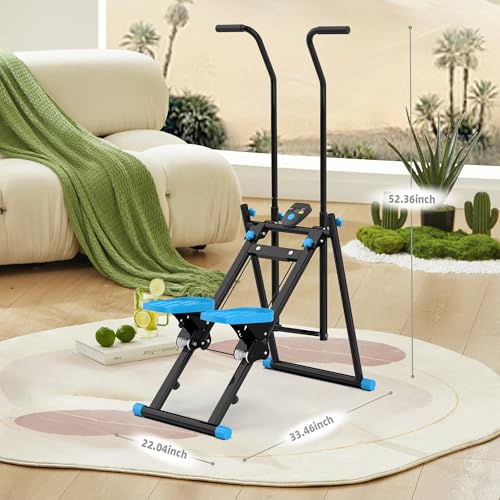 Stair Stepper with Adjustable Handlebar & Pedals, 330LBS Loading Capacity T8611