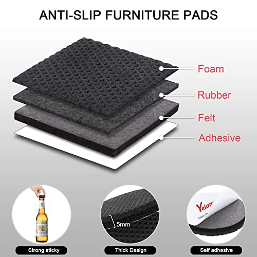 48pcs Non Slip Self Adhesive Rubber Furniture Pads N447