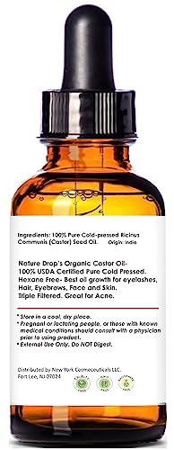 1 oz 100% Pure Cold Pressed Castor Oil E29039