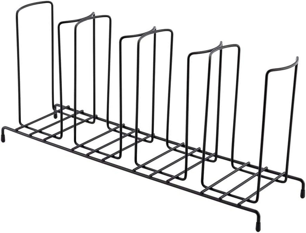 Black Iron Wire 4-Section Cup & Lid Organizer B45265