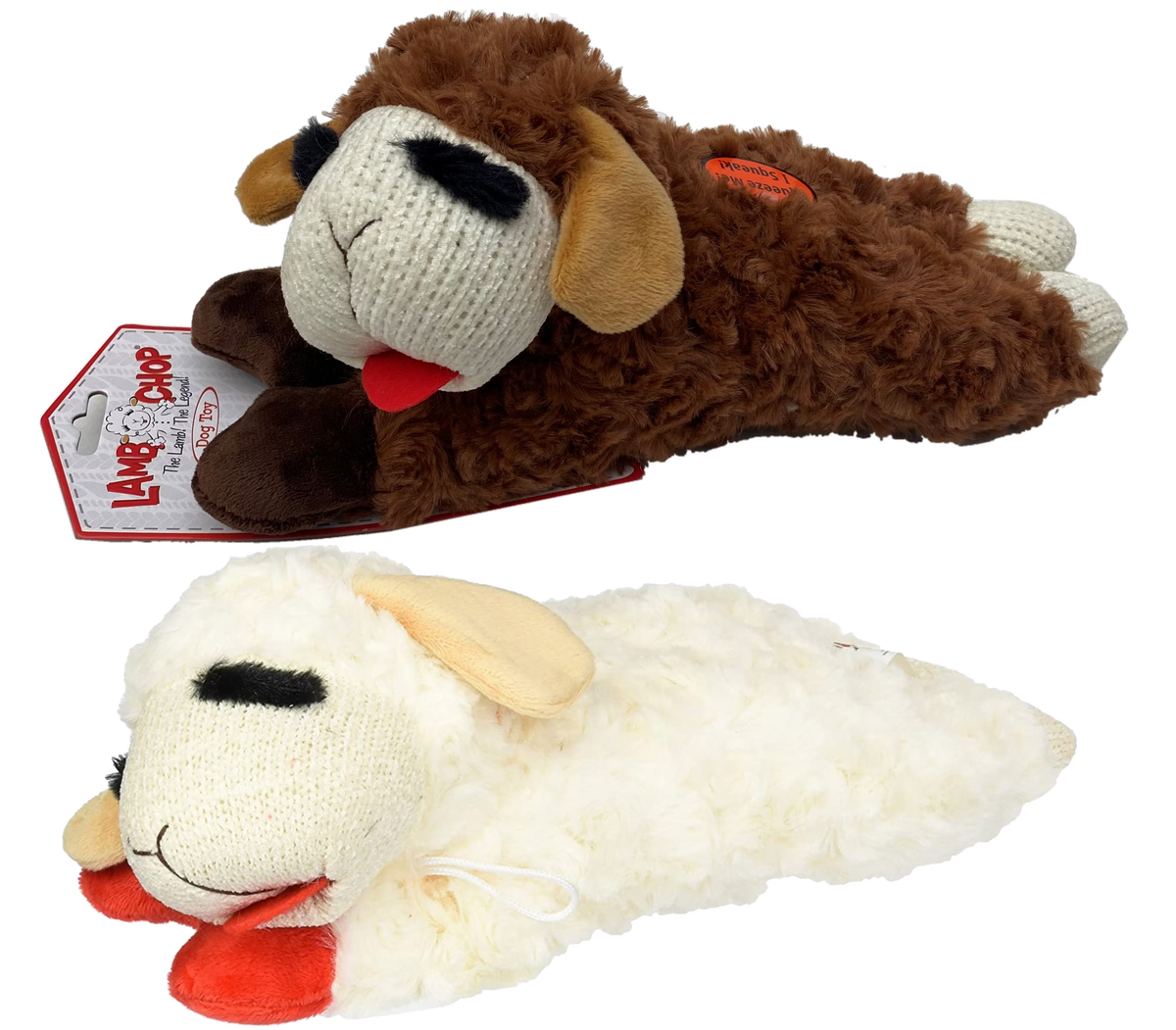 Brown 10" Pack of 2 Squeaker Toy V126866
