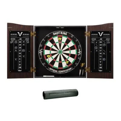 Bristle Dartboard and Cabinet Set with Darts A6874