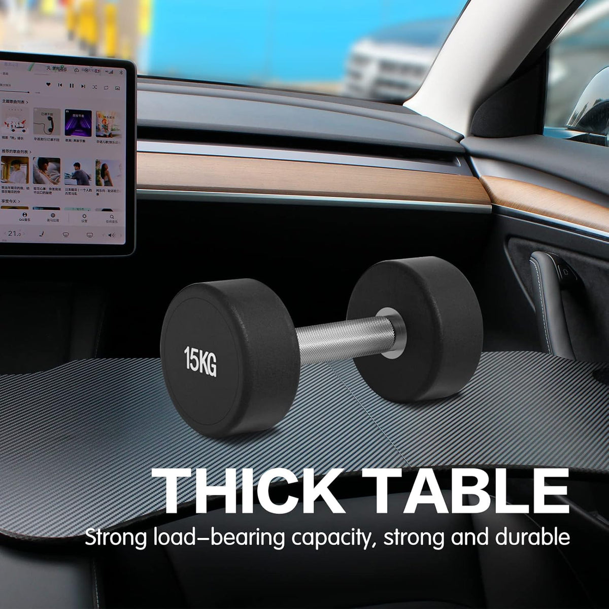 Foldable Laptop Working Table for Car Tray Table, Pack of 2 T242376