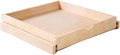 Slim Off White Shaker Roll Out Tray, 33W x 4H inch Y962