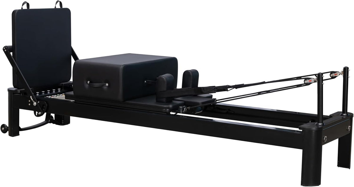 Aluminium Pilates Reformer with Reformer Box and Padded Jump Board J736