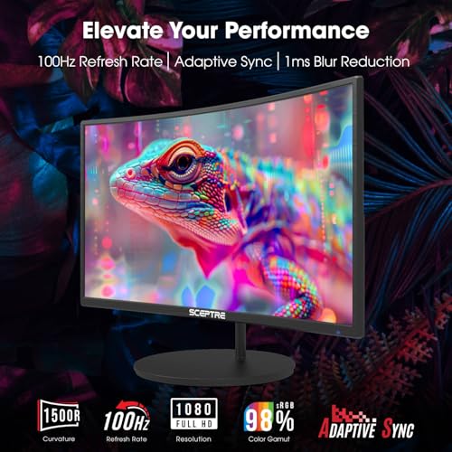 Curved 27" FHD 1080p 75Hz LED Monitor Z150573