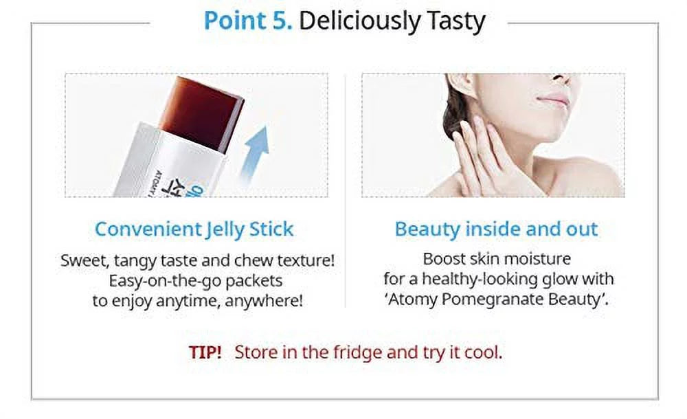 60 Jelly Sticks 31.75 oz Pomegranate E21578
