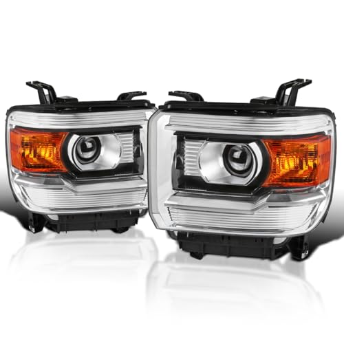 Black Housing Clear Lens Halo Projector Headlights J550260