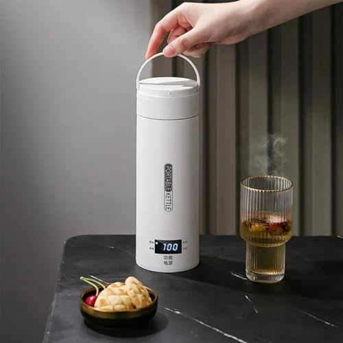 500 Ml White Portable Electric Kettle Y997
