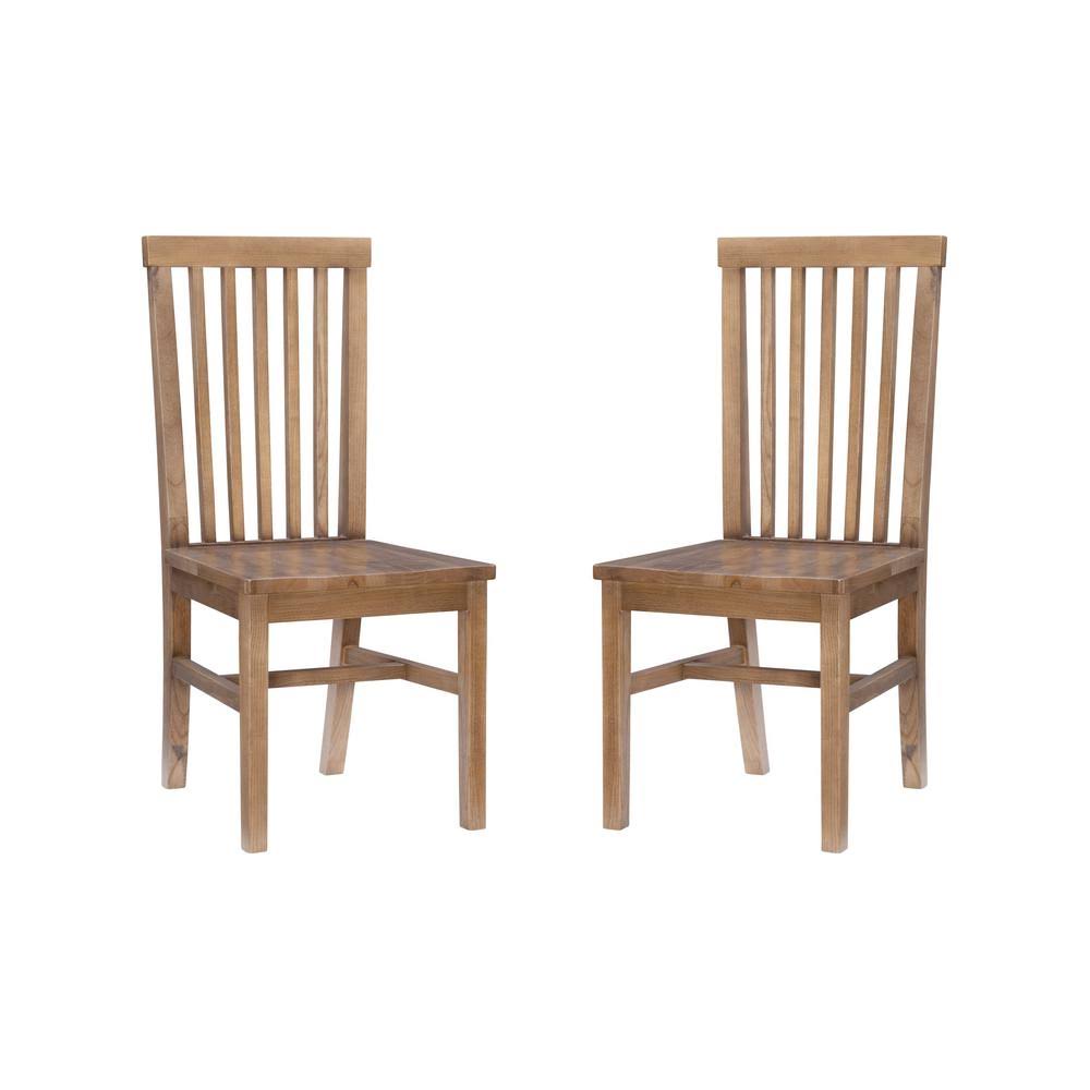 Natural Wood Dining Chair (Set of 2) V162846