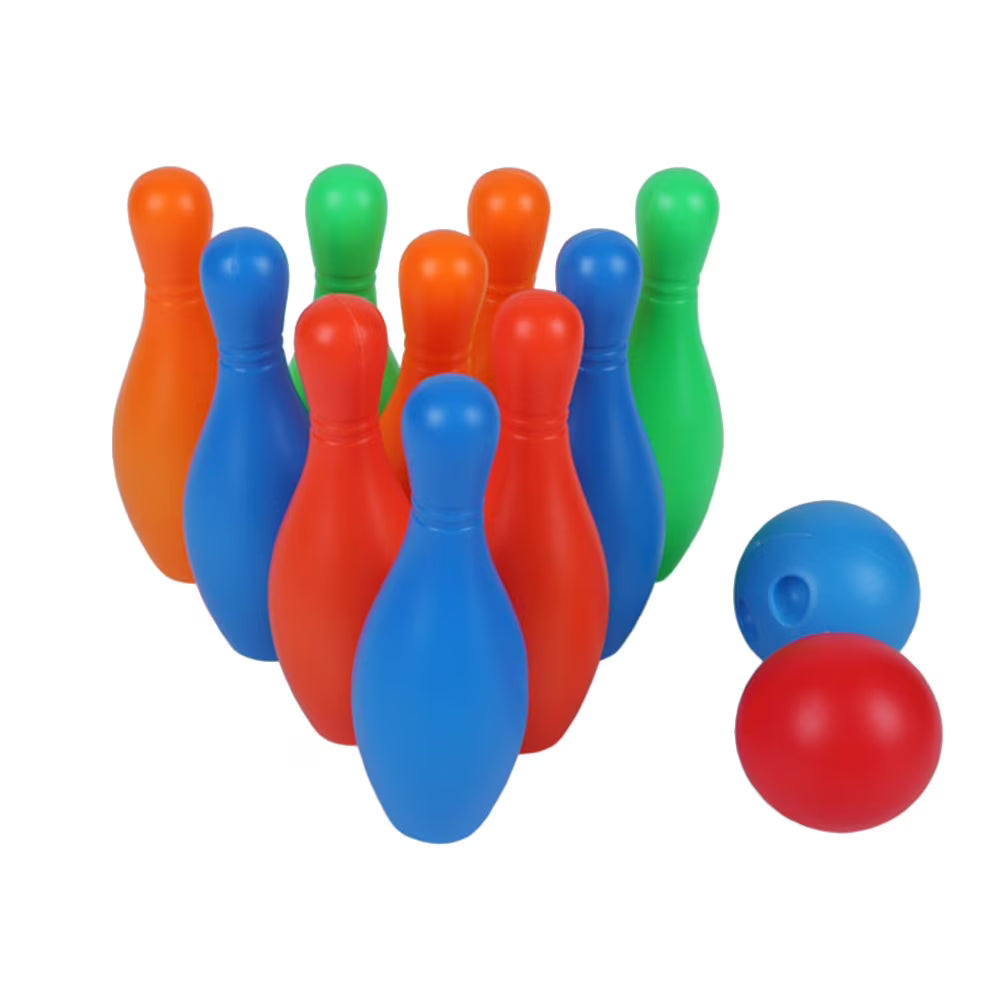Bowling Set Kids Game Toys Indoor Ball Outdoor Plastic Party Skittle Games Sports Pin Balls Play H635750