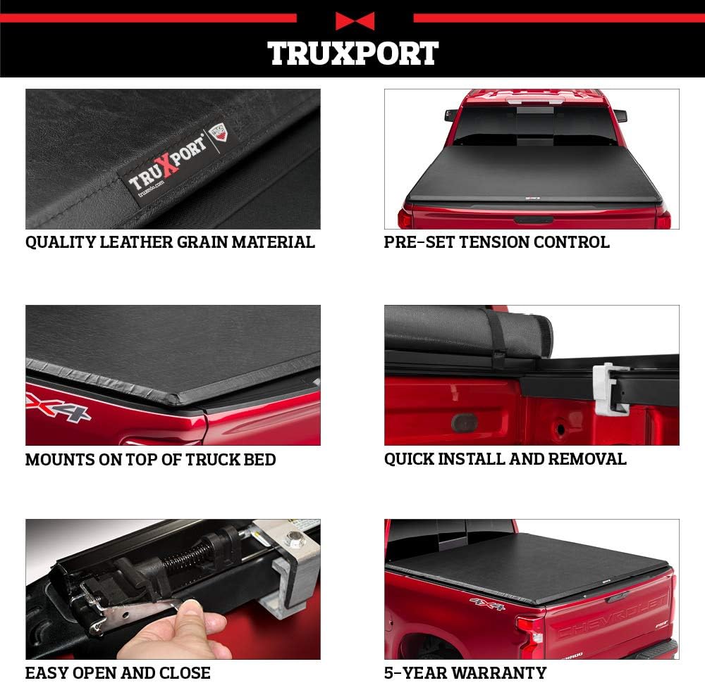 Soft Roll Up Truck Bed Tonneau Cover G588