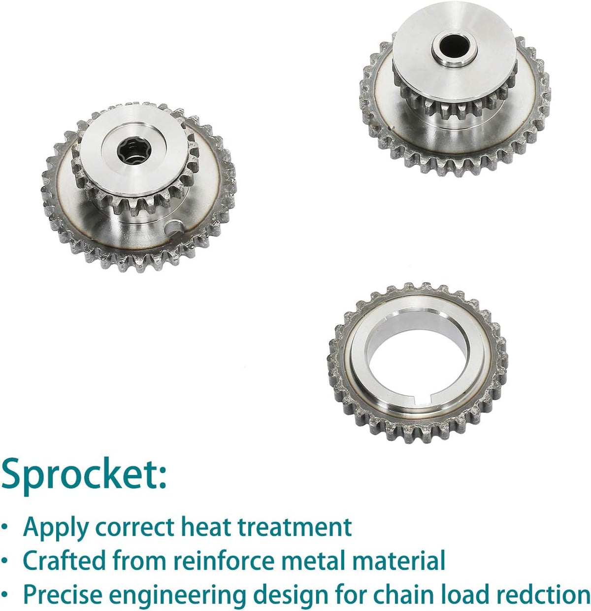 Timing Chain Kit with Tensioner Guide Rail Sprocket I785298