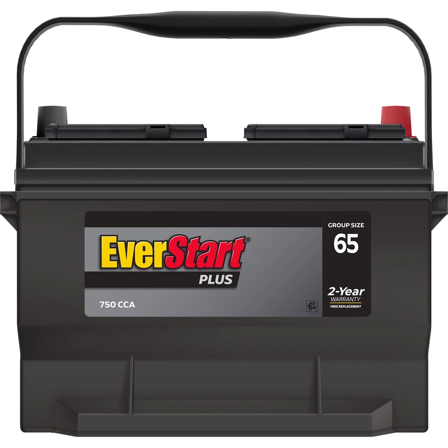Lead Acid Automotive Battery, Group Size 65 12 Volt, 750 CCA Z90356