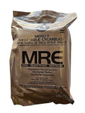 MRE Meal Ready to Eat with Entree, Snacks, Dessert, Drink Mix, Utensils, Condiments and FRH X117