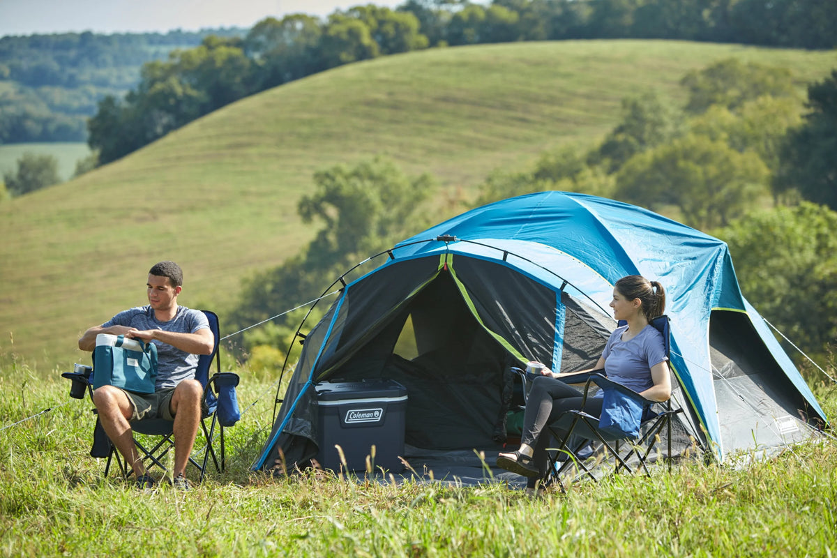 4-Person Dark Room Dome Camping Tent with Screen Room H69824