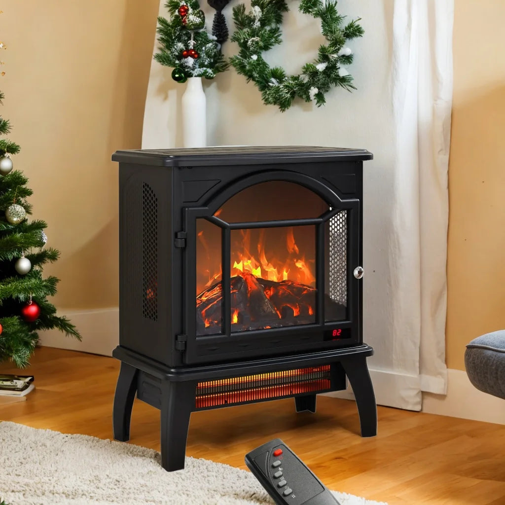 1500W Infrared Electric Heater with 11 Temp Settings and Timer X2381