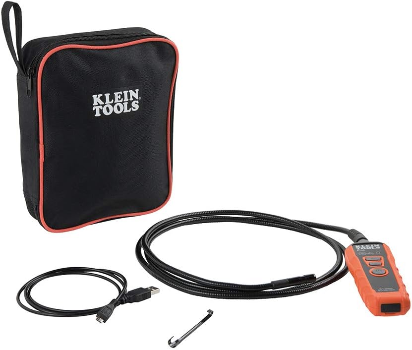 Wi-Fi Borescope Inspection Camera with Rechargeable Lithium-Ion Battery and LED Lights D25572