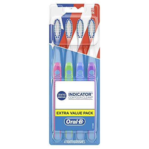 Medium Toothbrushes, 4 Count B338
