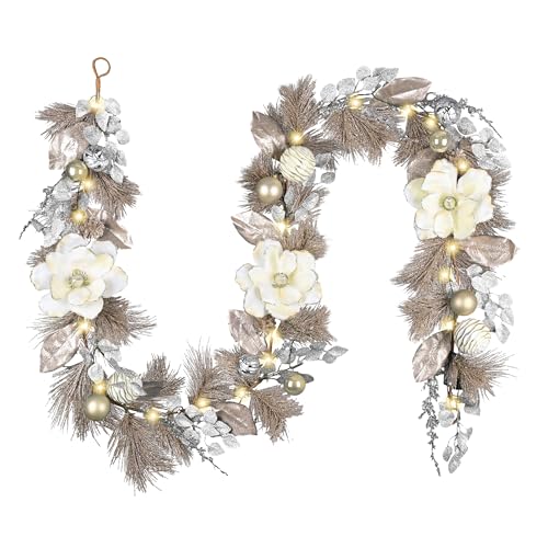 6 Feet Pre-Lit Christmas Garland with Lights I383863