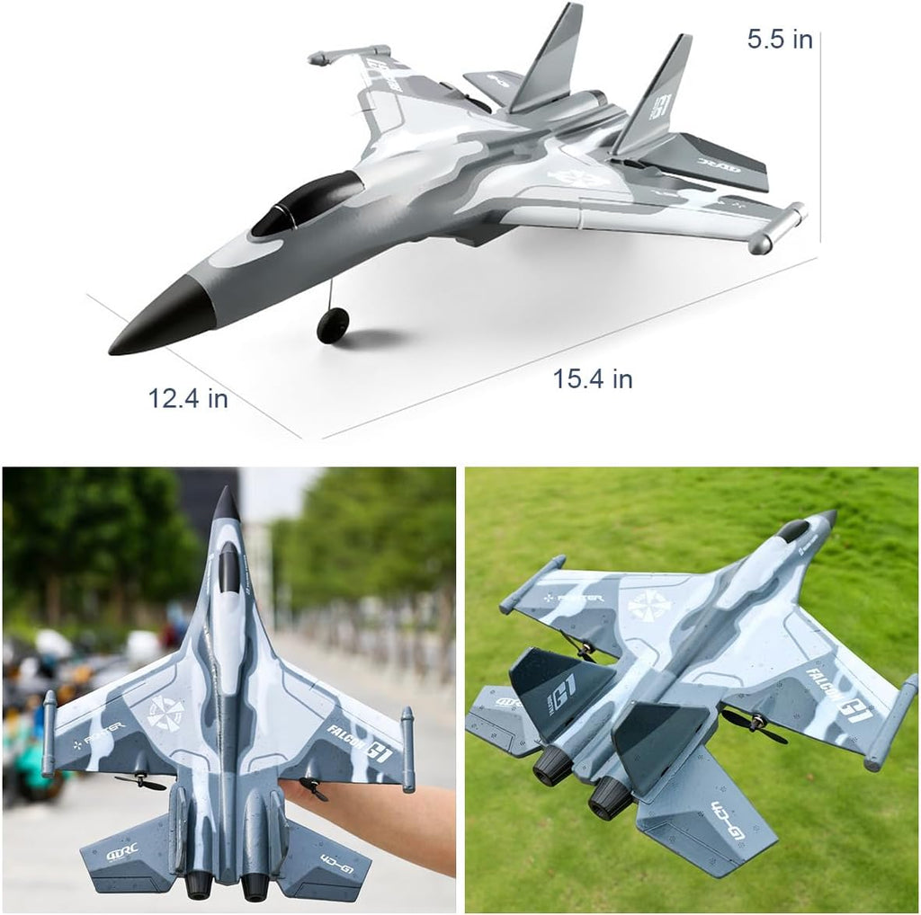 F22 RC Airplane 3 Channel Remote Control Fighter Toy, Ready to Fly, Two Batteries Y34913