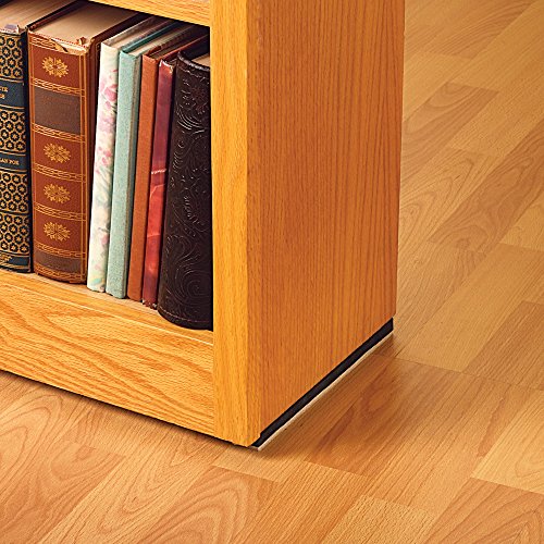 2-1/2" x 9" Reusable Plastic Carpet Slider 4 Pack & 3 1/2" x 6" Oval Reusable Furniture Sliders for Carpet Beige 8 Pack X425028