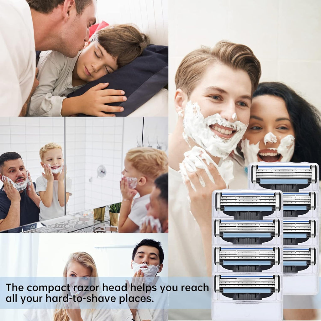16 Pcs Stainless Steel Razor Blades Refills T52052