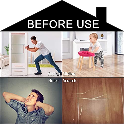 48pcs Non Slip Self Adhesive Rubber Furniture Pads N447