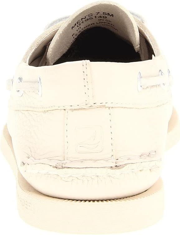 White 2-Eye Boat Shoe N969