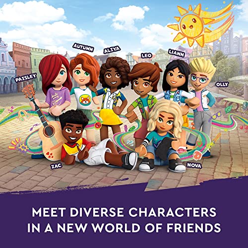 LEGO Friends Heartlake City Community Center 41748 Building Toy Set, 6 Mini-Dolls, Pet Dog R5165