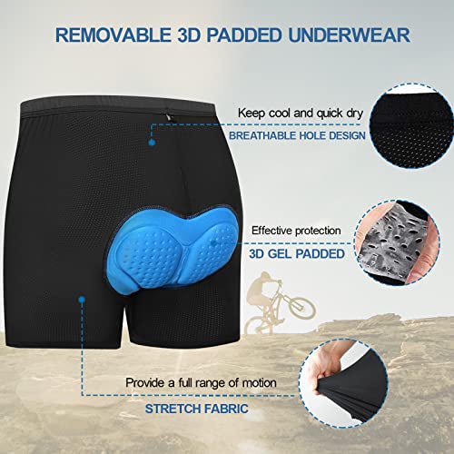 3D Padded Lightweight Quick Dry MTB Cycling Shorts Z91687