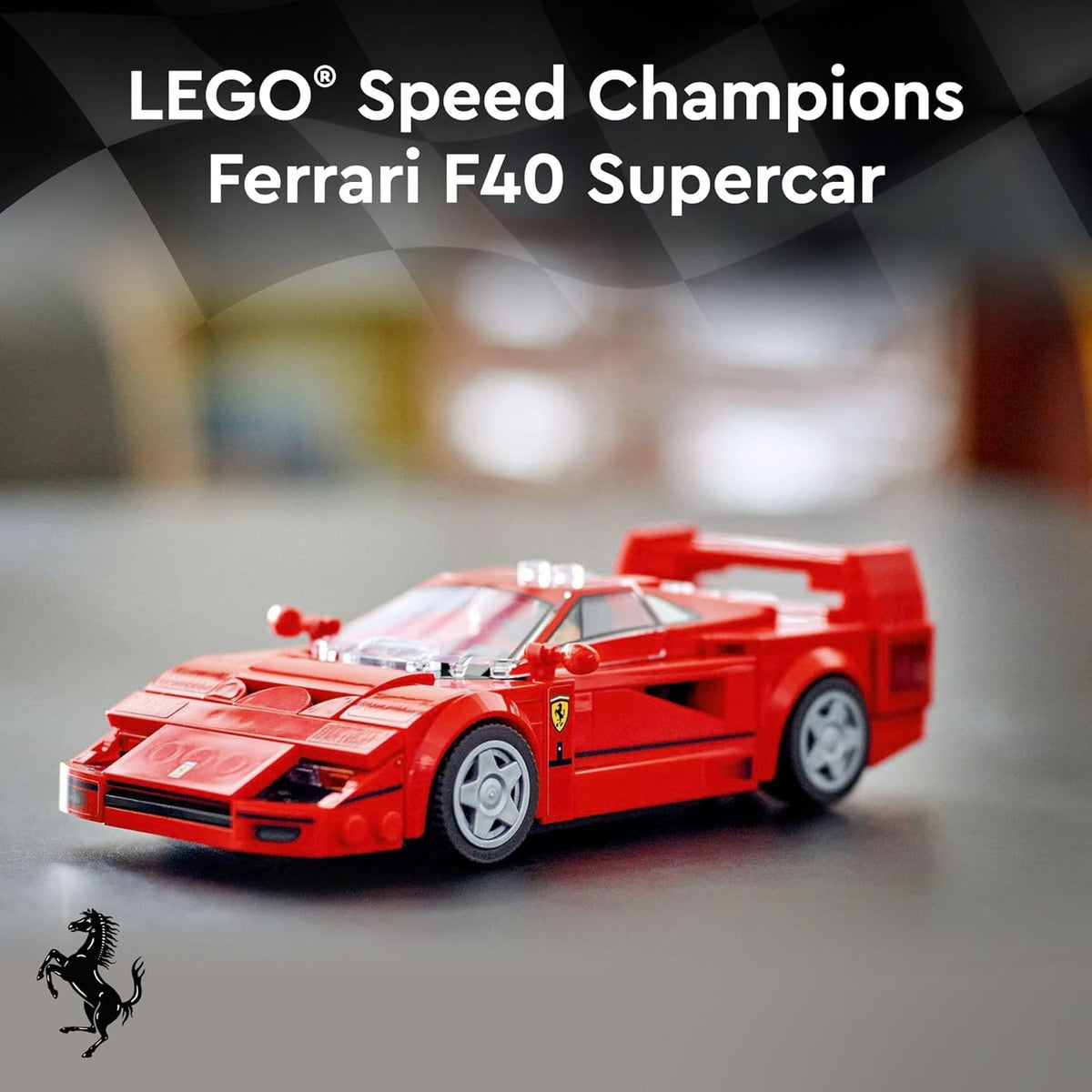 Ferrari F40 Supercar Building Set with Driver Minifigure Y39108
